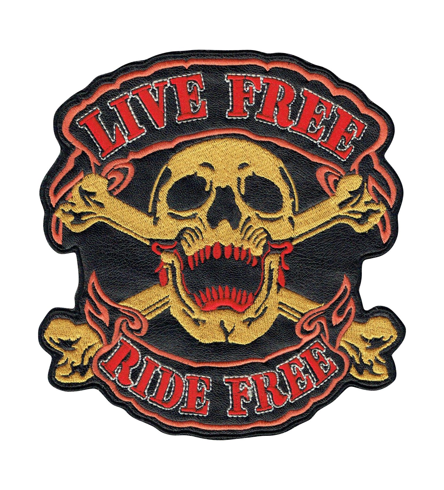 PARCHE CALAVERA LIVE FREE